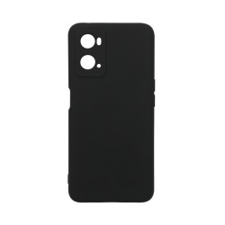 Capa de Silicone com Moldura de Câmera para Oppo A96 4G Preto